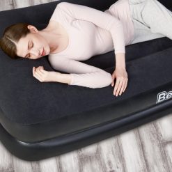 Bestway Tritech Single Airbed With Handheld AC Pump Black -Bite Shop 1067381xxx20 1067381aux20 1067381gbx20 1067382xxx20 web ft001 003700