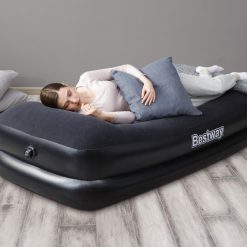 Bestway Tritech Single Airbed With Handheld AC Pump Black -Bite Shop 1067381xxx20 1067381aux20 1067381gbx20 1067382xxx20 web ls001 003712