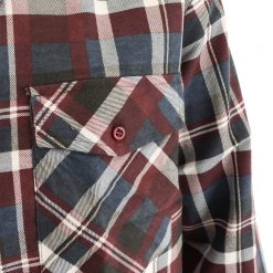 Betacraft Clothing Betacraft Stag Brushed Long Sleeve Shirt Red Closed Front 8 Betacraft Clothing Betacraft Stag Brushed Long Sleeve Shirt Red Closed Front -Bite Shop 131944 4 n y