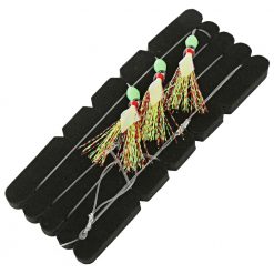 Bite Tarakihi Teaser Flasher Rig 3-Hook 3/0 -Bite Shop 140714 1 pc