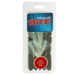 Bite Cod Enticer Flasher Rig 2-Hook 6/0
