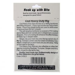 Bite Shop 4 Bite Cod Heavy Duty Longshank Rig 7/0