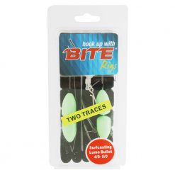 Bite Surfcasting Pulley Floating Lumo Rig 4/0+5/0