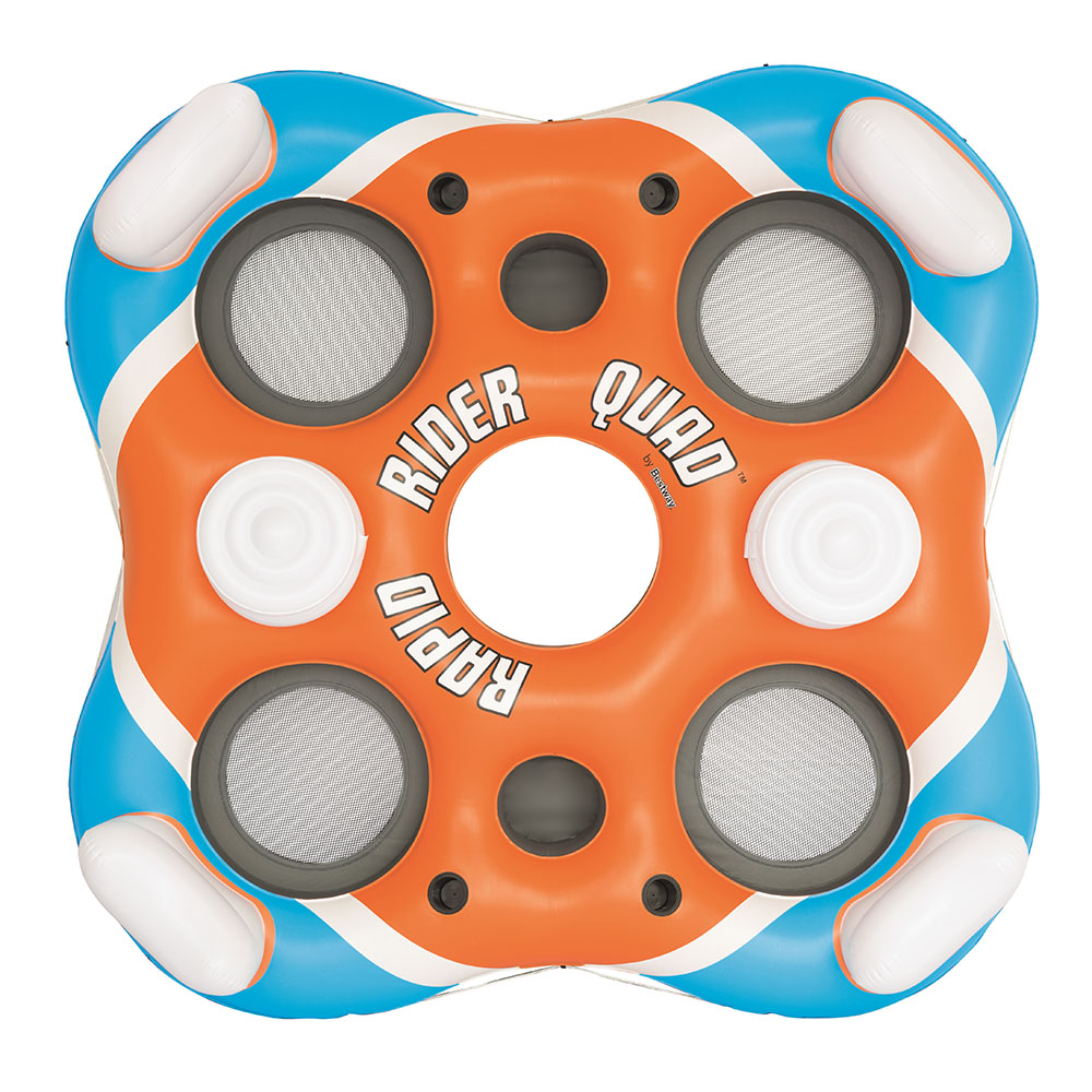 Bestway CoolerZ Rapid Rider Quad Inflatable 4-Person Island Tube 5 Bestway CoolerZ Rapid Rider Quad Inflatable 4-Person Island Tube - Image 3