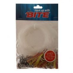 Bite Longline Traces Flasher Seahorse 82cm Qty 25