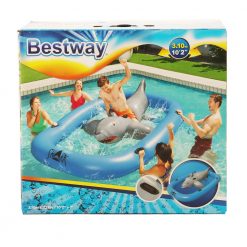 Bestway Inflatable Tidal Wave Shark Pool Float 3.10m X 2.13m
