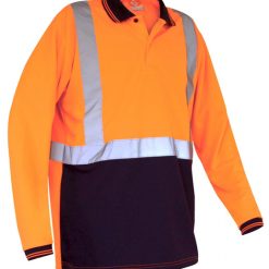 Betacraft Clothing Betacraft Tuffviz Long Sleeve Polo Shirt