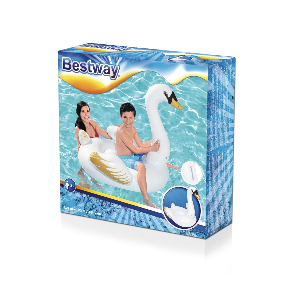 Bestway Swan Inflatable Pool Float 1.22m X 1.22m 5 Bestway Swan Inflatable Pool Float 1.22m X 1.22m - Image 3