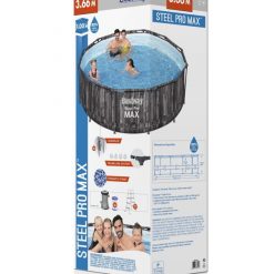 Bestway Steel Pro MAX Pool Set 3.66m X 1m 13 Bestway Steel Pro MAX Pool Set 3.66m X 1m -Bite Shop 303021261281 5614wau 44x33x113cm 3d 150dpi