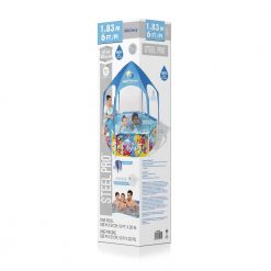 Bestway Steel Pro UV Careful Splash-In-Shade Play Pool 1.83 X 51cm 9 Bestway Steel Pro UV Careful Splash-In-Shade Play Pool 1.83 X 51cm -Bite Shop 303021263298 5618s 24x18x89cm 3d 150dpi