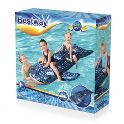 Bestway Whaletastic Wonders Ride-On Inflatable Pool Float 1.93 X 1.22m -Bite Shop 303021288884 41482 30x8x30cm 3d 150dpi