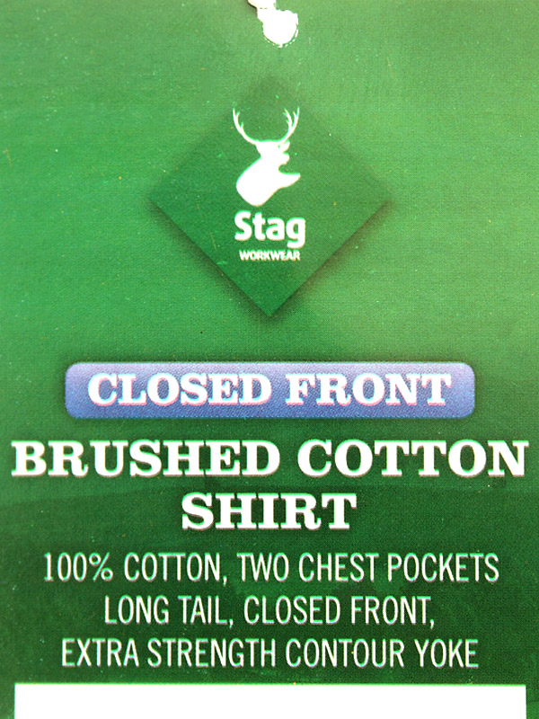 Betacraft Clothing Betacraft Stag Brushed Long Sleeve Shirt Red Closed Front 6 Betacraft Clothing Betacraft Stag Brushed Long Sleeve Shirt Red Closed Front - Image 4