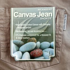 Betacraft Clothing Betacraft Huxley Creek Canvas Jean Shorts Beige 88cm/34in -Bite Shop 56589 5 n y 3