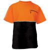 Betacraft Clothing Betacraft Hi-Viz Mens Fleece T-Shirt Orange/Black -Bite Shop 6306