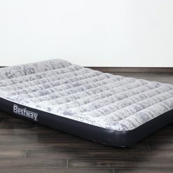 Bestway Tritech Queen Airbed With Built-in AC Pump Patterned -Bite Shop 67836xxx21 67836gbx21 67836aux21 67837xxx21 67837usx21 0008 ls web