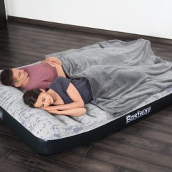 Bestway Tritech Queen Airbed With Built-in AC Pump Patterned -Bite Shop 67836xxx21 67836gbx21 67836aux21 67837xxx21 67837usx21 0151 ls web