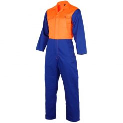 Betacraft Clothing Betacraft Polycotton Mens Overalls Royal Blue/Orange