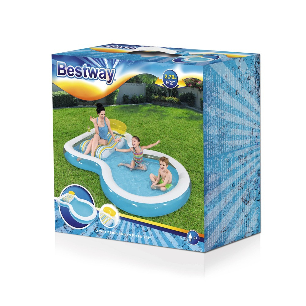 Bestway Fish Inflatable Paddling Pool With Seat 3 Bestway Fish Inflatable Paddling Pool With Seat